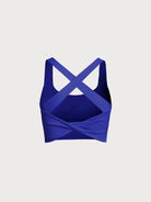 Women's Knitted Nylon Yoga Sports Bra Sustainable Yoga Tops - BERLOOK