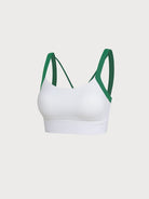 Women's Knitted Nylon Yoga Sports Bra Sustainable Yoga Tops - BERLOOK