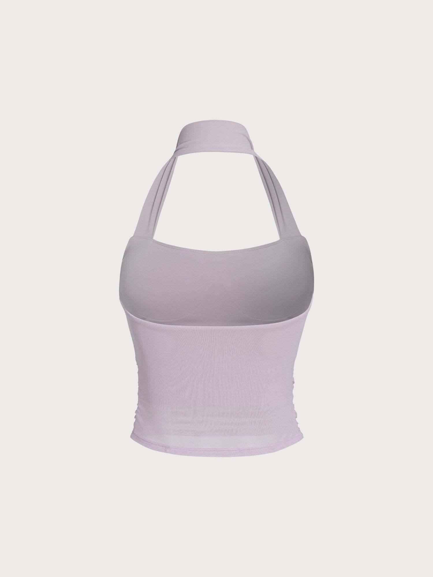 Women's Knitted Nylon Yoga Sports Bra Sustainable Yoga Tops - BERLOOK