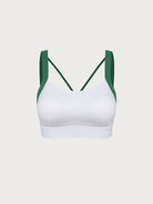 Women's Knitted Nylon Yoga Sports Bra Sustainable Yoga Tops - BERLOOK