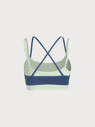 Women's Knitted Nylon Yoga Sports Bra Sustainable Yoga Tops - BERLOOK