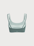 Women's Knitted Nylon Yoga Sports Bra Sustainable - BERLOOK