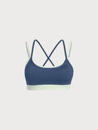 Women's Knitted Nylon Yoga Sports Bra Sustainable Yoga Tops - BERLOOK