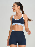 Women's Knitted Nylon Yoga Sports Bras Sustainable Yoga Tops - BERLOOK