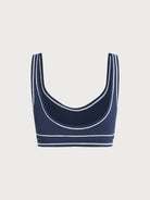 Women's Knitted Nylon Yoga Sports Bras Sustainable Yoga Tops - BERLOOK