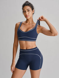 Women's Knitted Nylon Yoga Sports Bras Sustainable Yoga Tops - BERLOOK