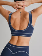 Women's Knitted Nylon Yoga Sports Bras Sustainable Yoga Tops - BERLOOK
