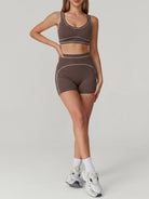 Women's Knitted Nylon Yoga Sports Bras Sustainable - BERLOOK