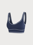 Women's Knitted Nylon Yoga Sports Bras Sustainable Yoga Tops - BERLOOK
