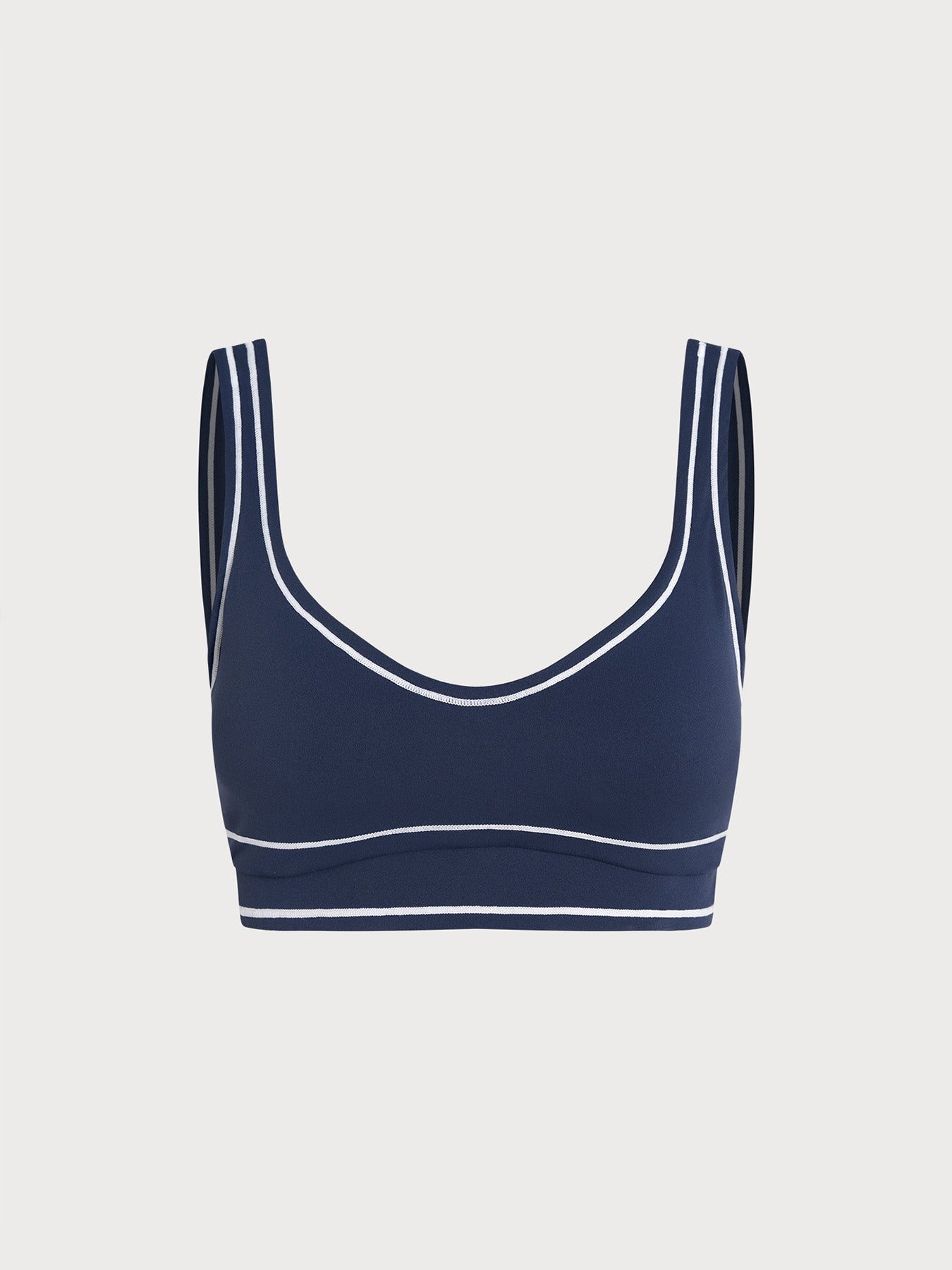 Women's Knitted Nylon Yoga Sports Bras Sustainable Yoga Tops - BERLOOK