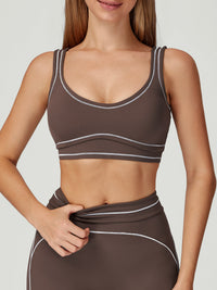 Women's Knitted Nylon Yoga Sports Bras Sustainable - BERLOOK