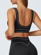 Women's Knitted Nylon Yoga Sports Bras Sustainable Yoga Tops - BERLOOK