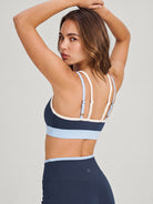 Women's Knitted Nylon Yoga Sports Bras Sustainable Yoga Tops - BERLOOK