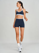 Women's Knitted Nylon Yoga Sports Bras Sustainable Yoga Tops - BERLOOK