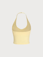 Women's Knitted Nylon Yoga Tank Top Sustainable Yoga Tops - BERLOOK