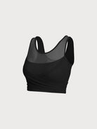 Women's Knitted Nylon Yoga Tank Top Sustainable Yoga Tops - BERLOOK