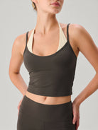 Women's Knitted Nylon Yoga Tank Top Sustainable - BERLOOK