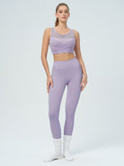 Women's Knitted Nylon Yoga Tank Top Sustainable Yoga Tops - BERLOOK