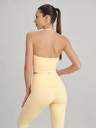 Women's Knitted Nylon Yoga Tank Top Sustainable - BERLOOK
