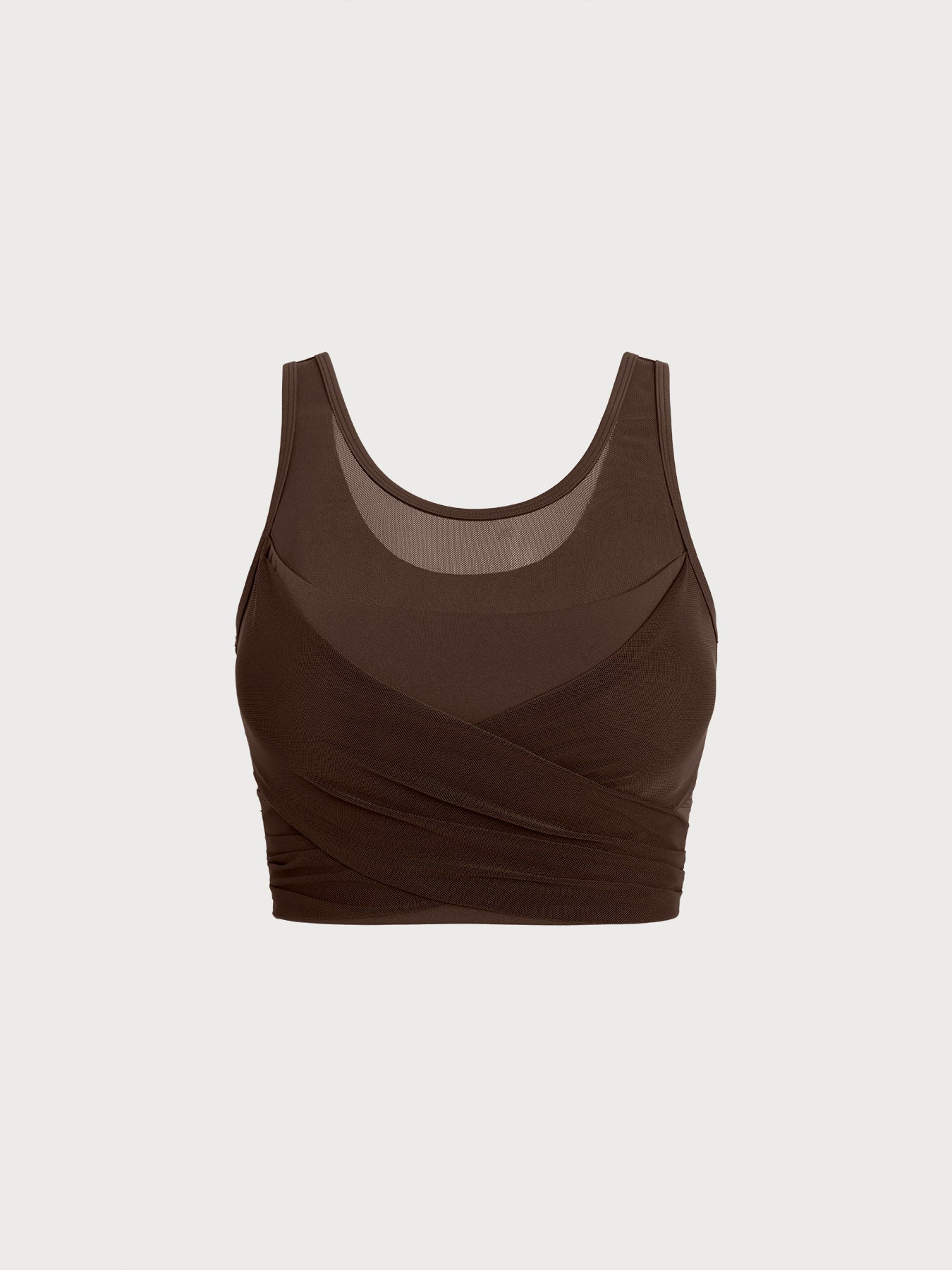 Women's Knitted Nylon Yoga Tank Top Sustainable Yoga Tops - BERLOOK