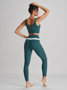 Women's Knitted Nylon Yoga Tank Top Sustainable Yoga Tops - BERLOOK