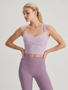 Women's Knitted Nylon Yoga Tank Top Sustainable - BERLOOK