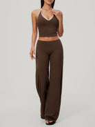 Women's Knitted Nylon Yoga Tank Top Sustainable - BERLOOK - 04