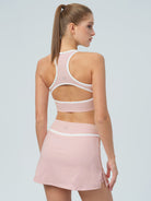 Women's Knitted Nylon Yoga Tank Top Sustainable Yoga Tops - BERLOOK
