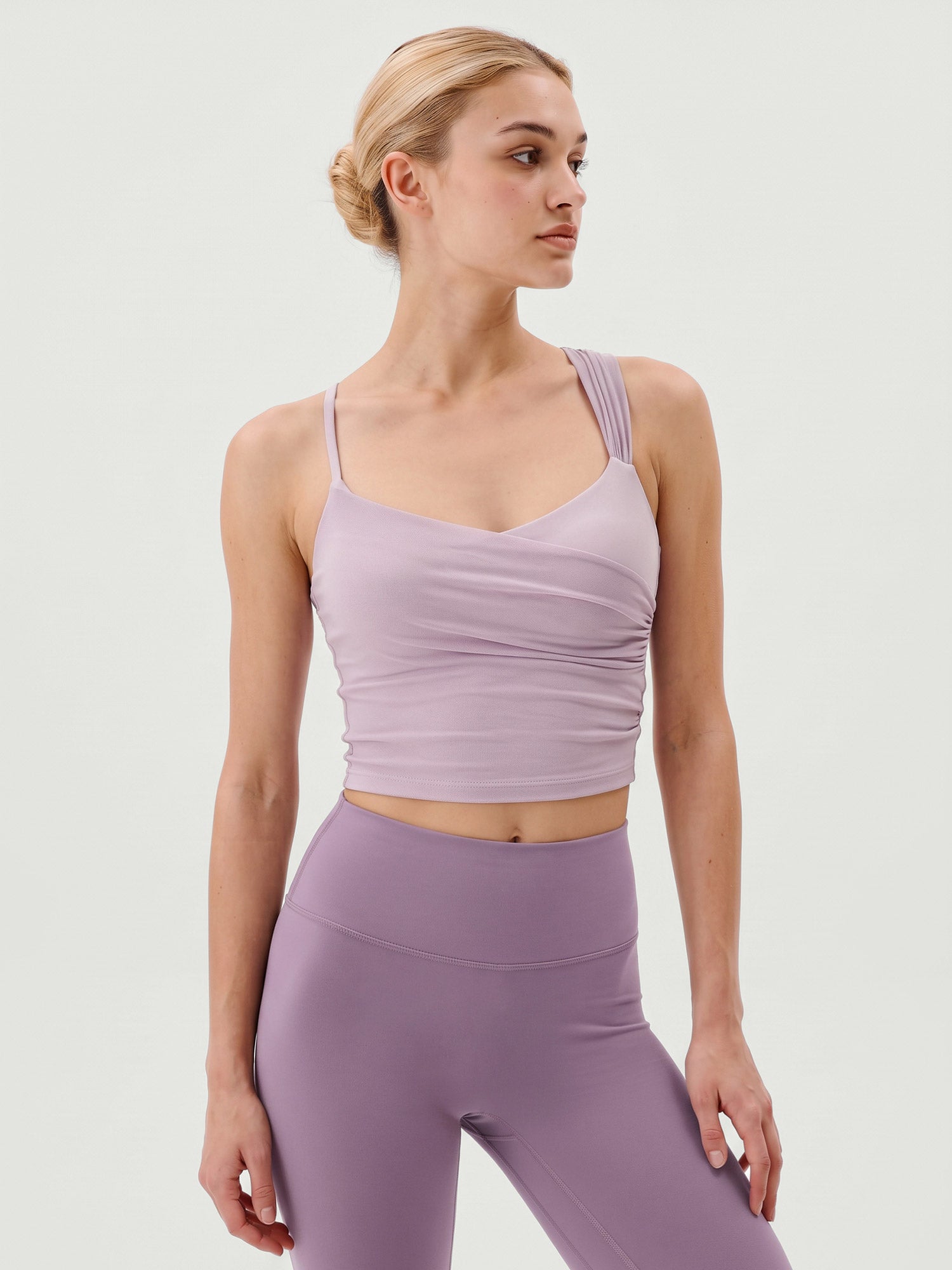 Women's Knitted Nylon Yoga Tank Top Sustainable - BERLOOK
