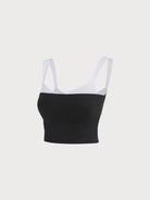 Women's Knitted Nylon Yoga Tank Top Sustainable Yoga Tops - BERLOOK