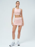Women's Knitted Nylon Yoga Tank Top Sustainable Yoga Tops - BERLOOK