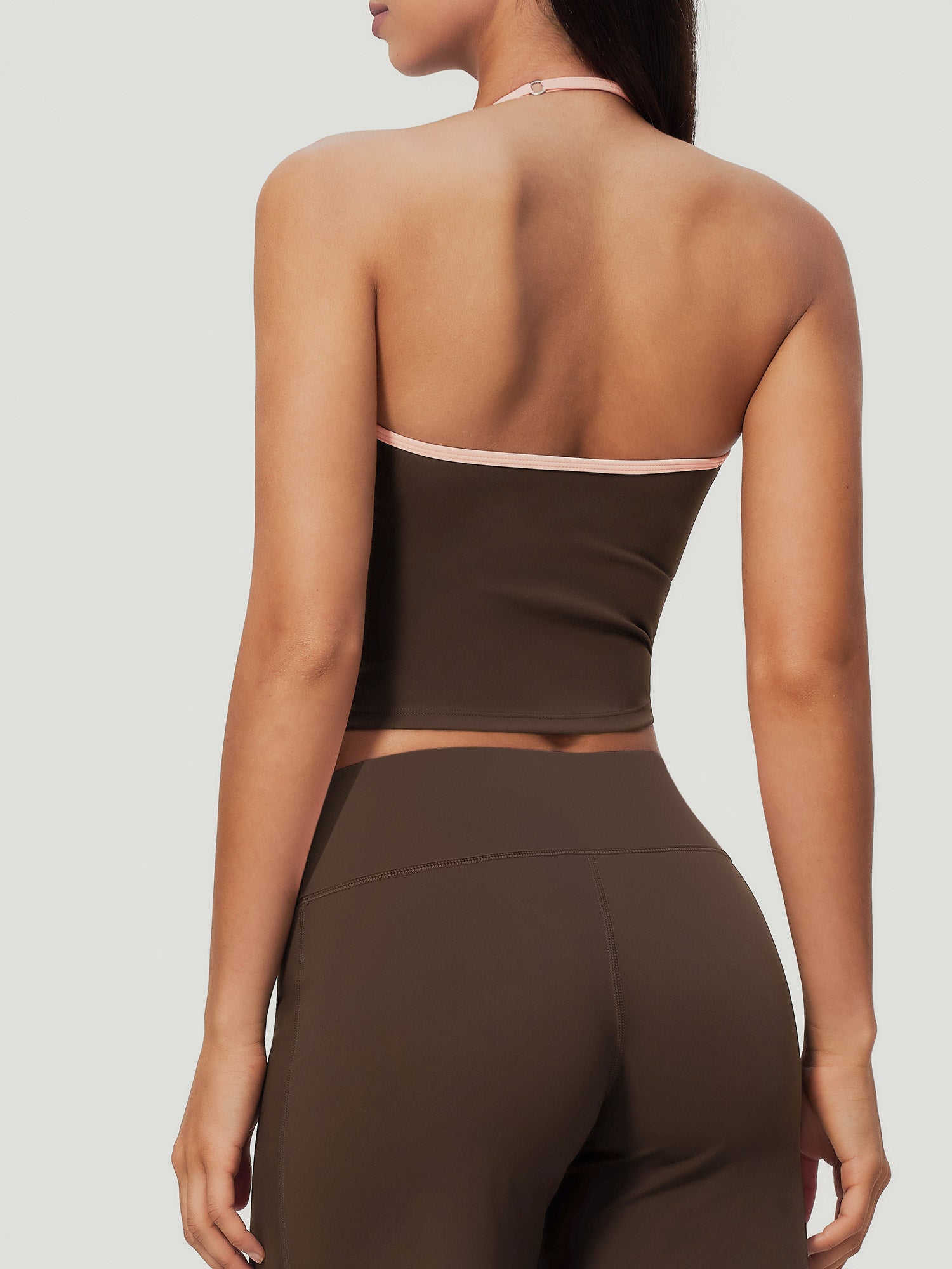Women's Knitted Nylon Yoga Tank Top Sustainable - BERLOOK - 02