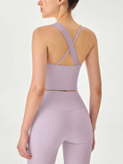 Women's Knitted Nylon Yoga Tank Top Sustainable - BERLOOK - 01