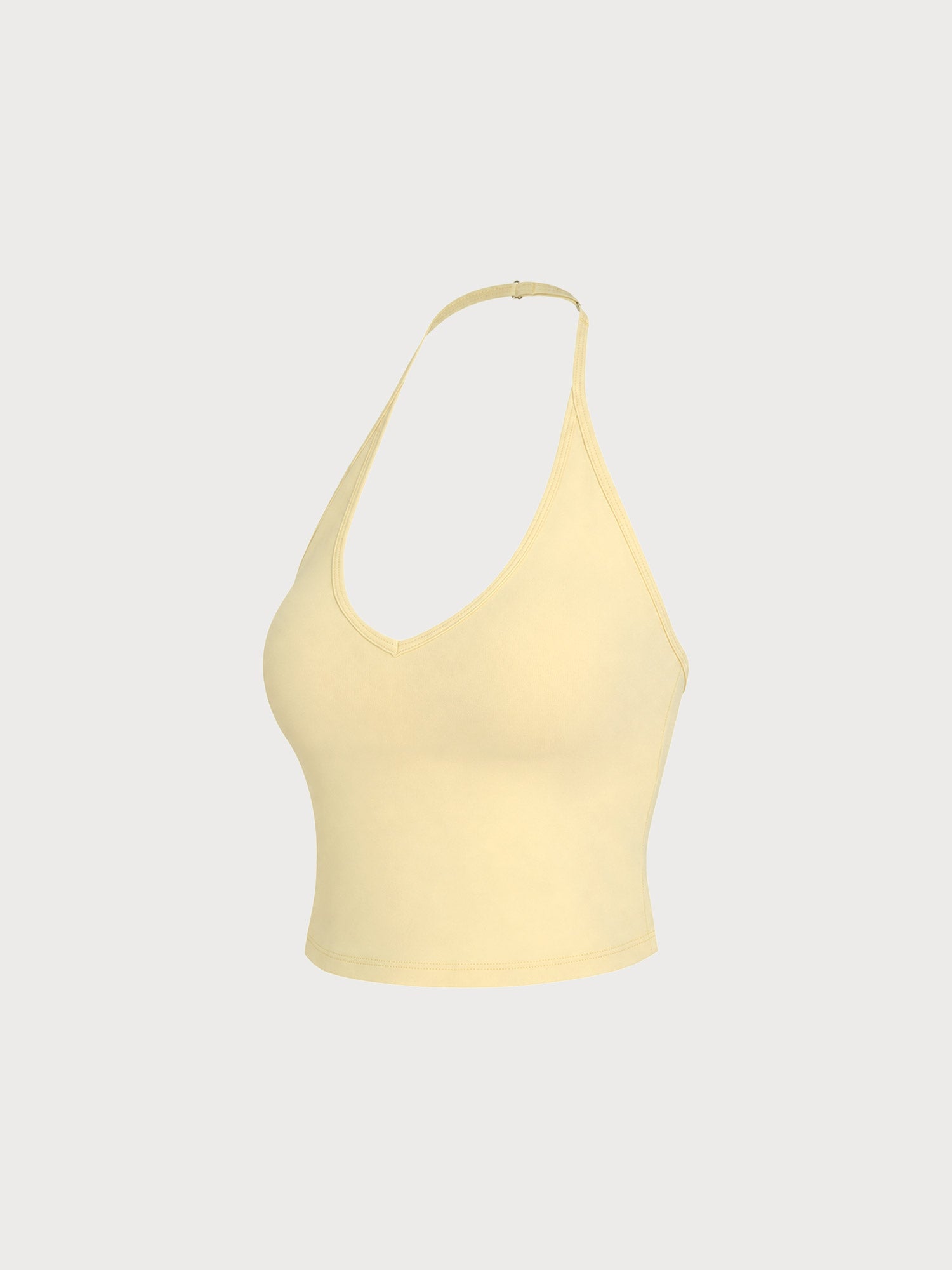 Women's Knitted Nylon Yoga Tank Top Sustainable Yoga Tops - BERLOOK