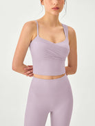 Women's Knitted Nylon Yoga Tank Top Sustainable - BERLOOK - 03