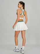 Women's Knitted Nylon Yoga Tank Top Sustainable Yoga Tops - BERLOOK