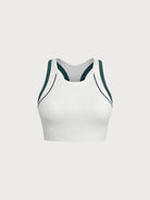 Women's Knitted Nylon Yoga Tank Top Sustainable Yoga Tops - BERLOOK