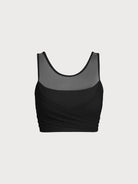 Women's Knitted Nylon Yoga Tank Top Sustainable Yoga Tops - BERLOOK