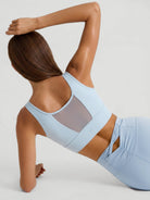 Women's Knitted Nylon Yoga Tank Top Sustainable Yoga Tops - BERLOOK