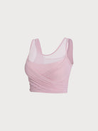 Women's Knitted Nylon Yoga Tank Tops Sustainable Yoga Tops - BERLOOK