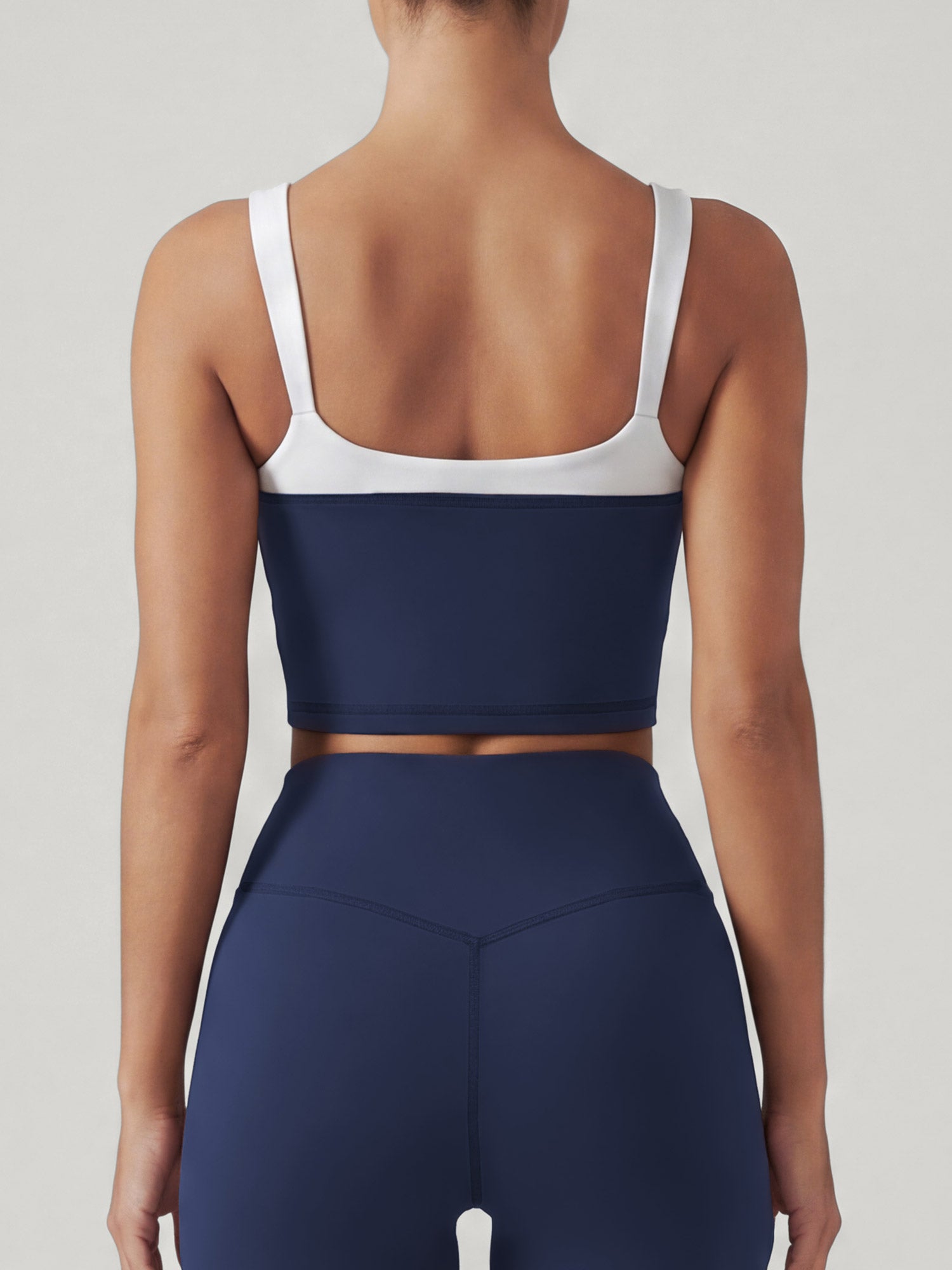 Women's Knitted Nylon Yoga Tank Tops Sustainable - BERLOOK - 02