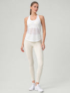 Women's Knitted Nylon Yoga Tank Tops Sustainable Yoga Tops - BERLOOK