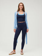 Women's Knitted Nylon Yoga Tank Tops Sustainable - BERLOOK - 13
