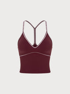 Women's Knitted Nylon Yoga Tank Tops Sustainable - BERLOOK