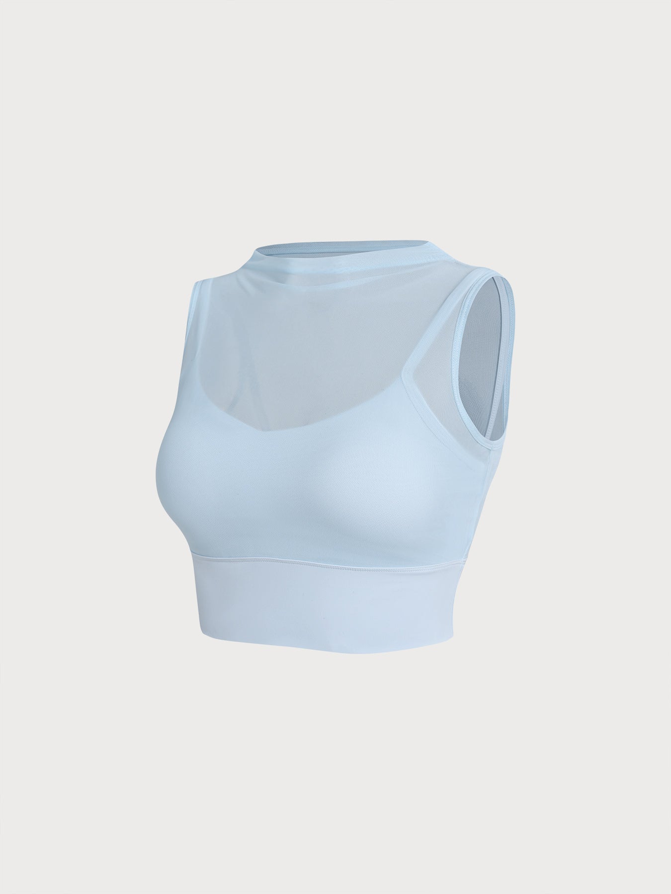 Women's Knitted Nylon Yoga Tank Tops Sustainable Yoga Tops - BERLOOK