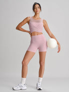Women's Knitted Nylon Yoga Tank Tops Sustainable Yoga Tops - BERLOOK