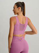 Women's Knitted Nylon Yoga Tank Tops Sustainable Yoga Tops - BERLOOK