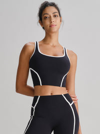 Women's Knitted Nylon Yoga Tank Tops Sustainable Yoga Tops - BERLOOK