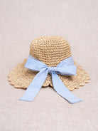 Women's Knitted Paper Hat Beige Sustainable Hats - BERLOOK