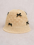 Women's Knitted Paper Hat Beige Sustainable Hats - BERLOOK